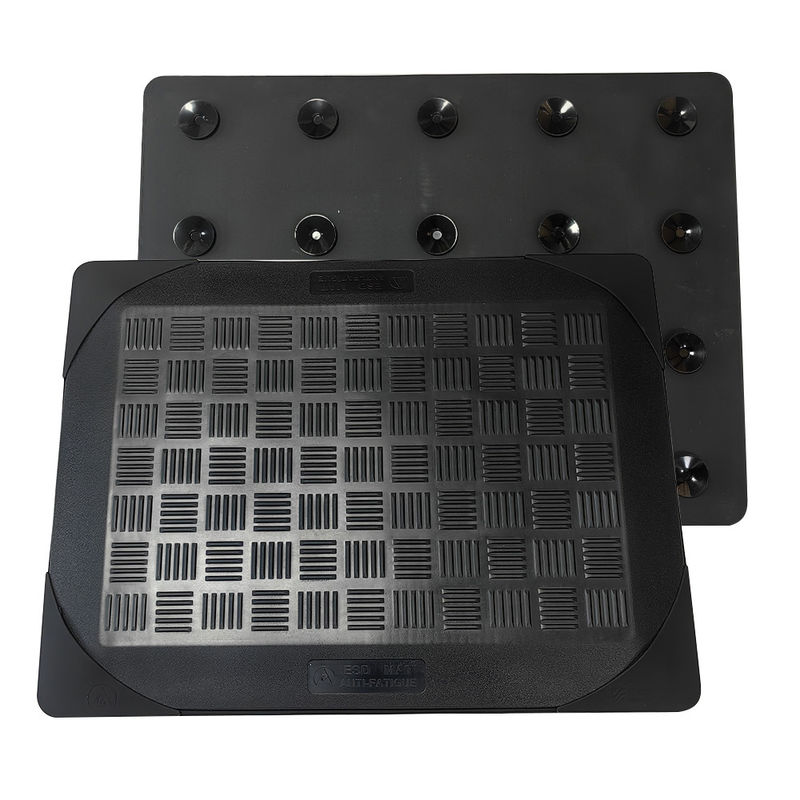 Anti-statico ESD Matta di gomma Stop Moving Elasticità libera da polvere Anti-affaticamento 650*450