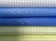 Clean Room ESD Fabric Woven Polyester Fabrics 5mm Grid White Blue Yellow Color