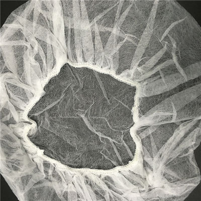 21" cappucci Bouffant 10GSM del polipropilene per gli ambienti locale senza polvere/dell'esame