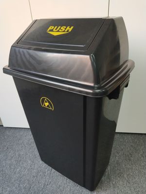 60L spazzatura plastica di grande capacità DES bidone della spazzatura con coperchio 440*310*755MM