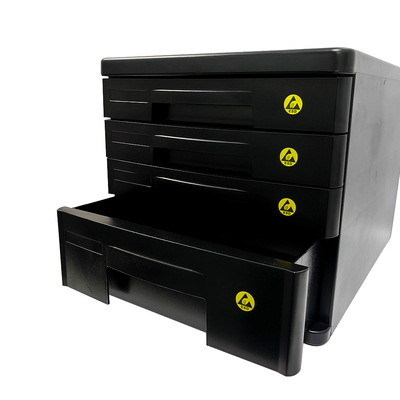 Cassettiera da scrivania in plastica antistatica con cassetti