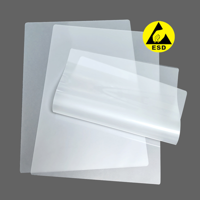 ESD PET Film di tenuta in plastica di dimensioni A4 Resistente al calore antistatico